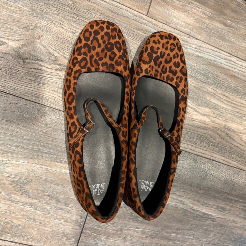 Wild Fable Brown Leopard Print Flats